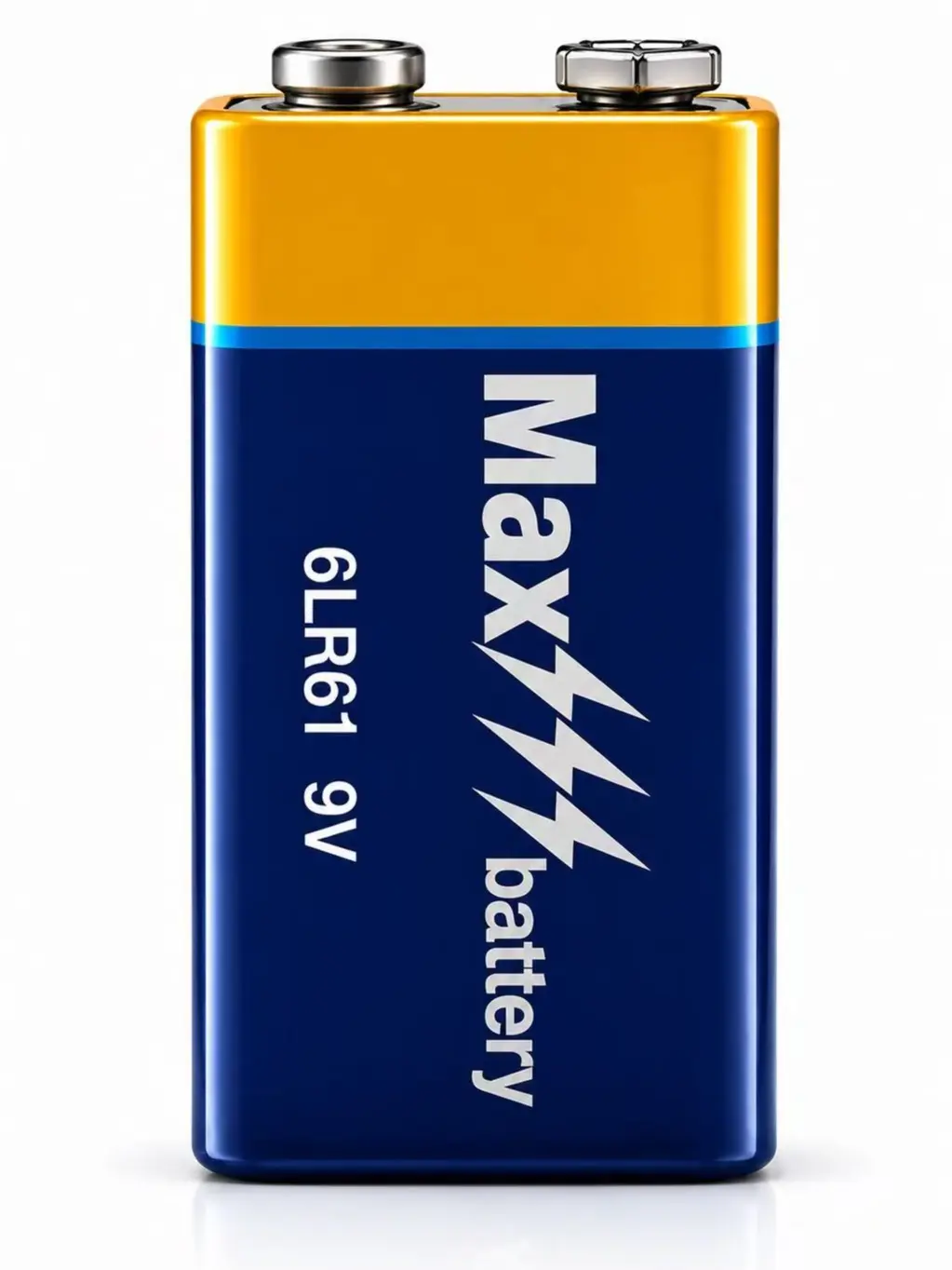 (4 PACK) Max Battery 9V Alkaline Battery , Ultra Long-Lasting Power, Leak-Resistant, Non-Rechargeable 9 Volt Battery for Smoke Alarms, Microphones, Multimeters, Toys & Household Devices