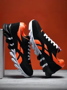 Men's Uk Flag Logo Breathable Mesh Sports Shoes, Vintage Casual Design, Striped Decoration, Non-Slip Sole, Family Matching, All Seasons, Breathable Mesh Sneakers, Breathable Lightweight Sneakers