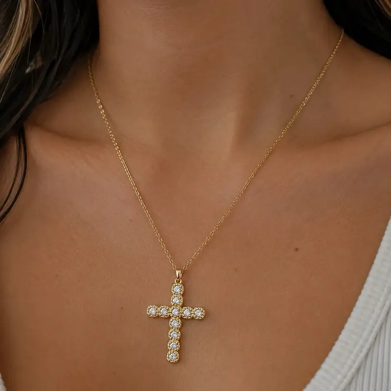 Elegant Cross Necklace