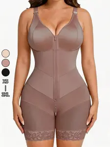 1 Count Women's Colombian Shapewear,Colombian Fajas, Bodysuit Fajas Tummy Control Butt Lifter ， Women's Slimming Body Shaper Jumpsuit for Daily Wear, Ultimate High Compression Smooth Body Shaperwear, Suitable For Training Or Sports