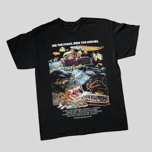 Universal Studios Florida Vintage Shirt, 80s Theme Park Tee, Retro Travel Graphic T-Shirt, Unisex Fan Gift