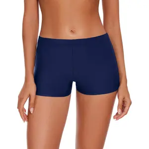 Bikini Bottom for Women, Womens Swim Shorts, Bathing Suit Bottoms for Women, Black Tankini Bottoms Full Coverage