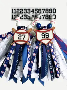2 pcs Navy blue white Baseball bag charms for handbags tote bags,simple modern bag accessories,tassel sports Charms,Baseball mum,tassel purse charms,Making player numbers 0-99,beach hole bag charms for cheer,sports Baseball bag accessories