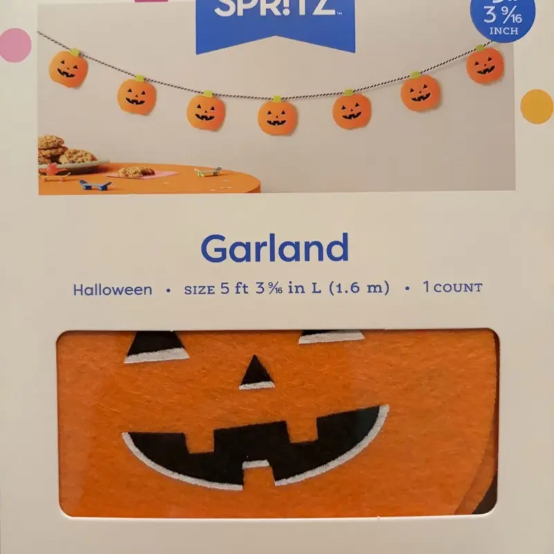 Halloween/Fall pumpkin garland