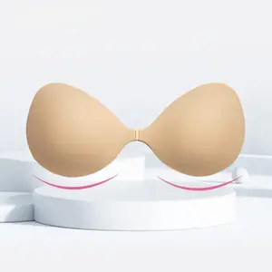 Push-up Sticky Bra - Seamless fit that stays in place, invisible lift, comfortable women's bra, Waterproof & Sweat-proof, Portable, Reusable, Washable, Essential for Travel Women's Wear with Storage Board