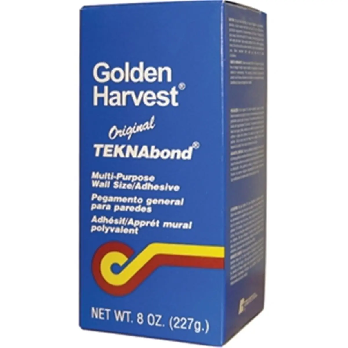 212 MAIN Teknabond All-Purpose Dry Adhesive - 8 oz Container, Home Improvement Building Supply for Roofing Material Flooring, Wall Covering Paste & Wall Sizing, Easy Mixing, Good Open Time, Golden Harvest