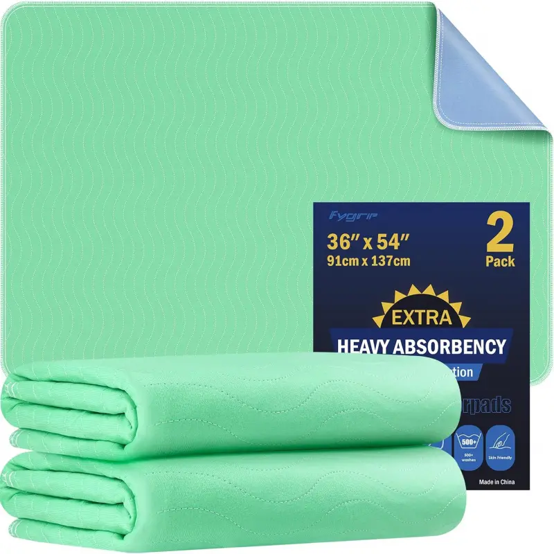 Super absorbent washable urine pad, waterproof care pad, reusable washable urine pad suitable for dog diaper changes and adult mattress protection
