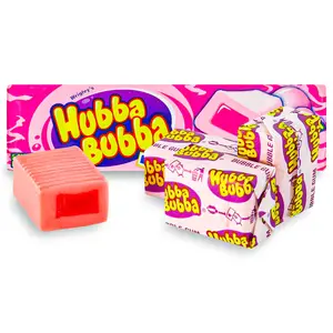 Hubba Bubba Max Gum 1.41oz (SELECT FLAVOR) Sweet Soft and Chewy Gummy with Thick Rectangular Pieces Long Lasting Tangy Sweet