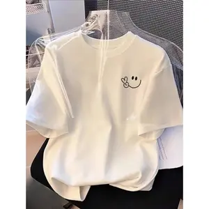 Women‘s Casual Versatile Small Print Short Sleeve T-Shirt | Summer Top
