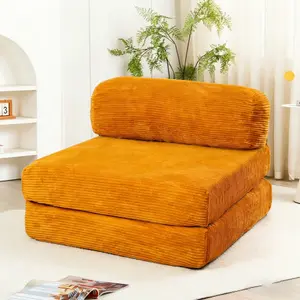 Foldable Sofa Bed for Small Spaces | Multi-Functional Floor Sleeper | Easy Setup & Memory Foam Support