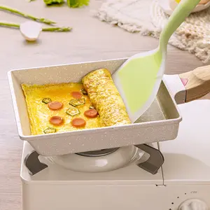 Kitchen Omelette Pan Tamagoyaki Egg Pan Nonstick Frying Pan Household Western Omelet Breakfast Pan