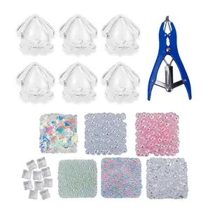 DIY Handmade Stress Ball Set, Squishy Maker, Includes 6 Accessories, 6 Transparent Squid Shape Balls, Handmade Ball Expander, 8 Ties, Perfect Gift