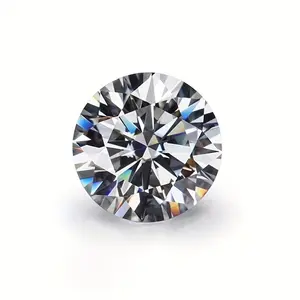 Round Shape 2 Karat 4 Karat, Loose Moissanite with Certificate, Used for DIY Jewelry Making Loose Moissanite, Ideal for Gifts