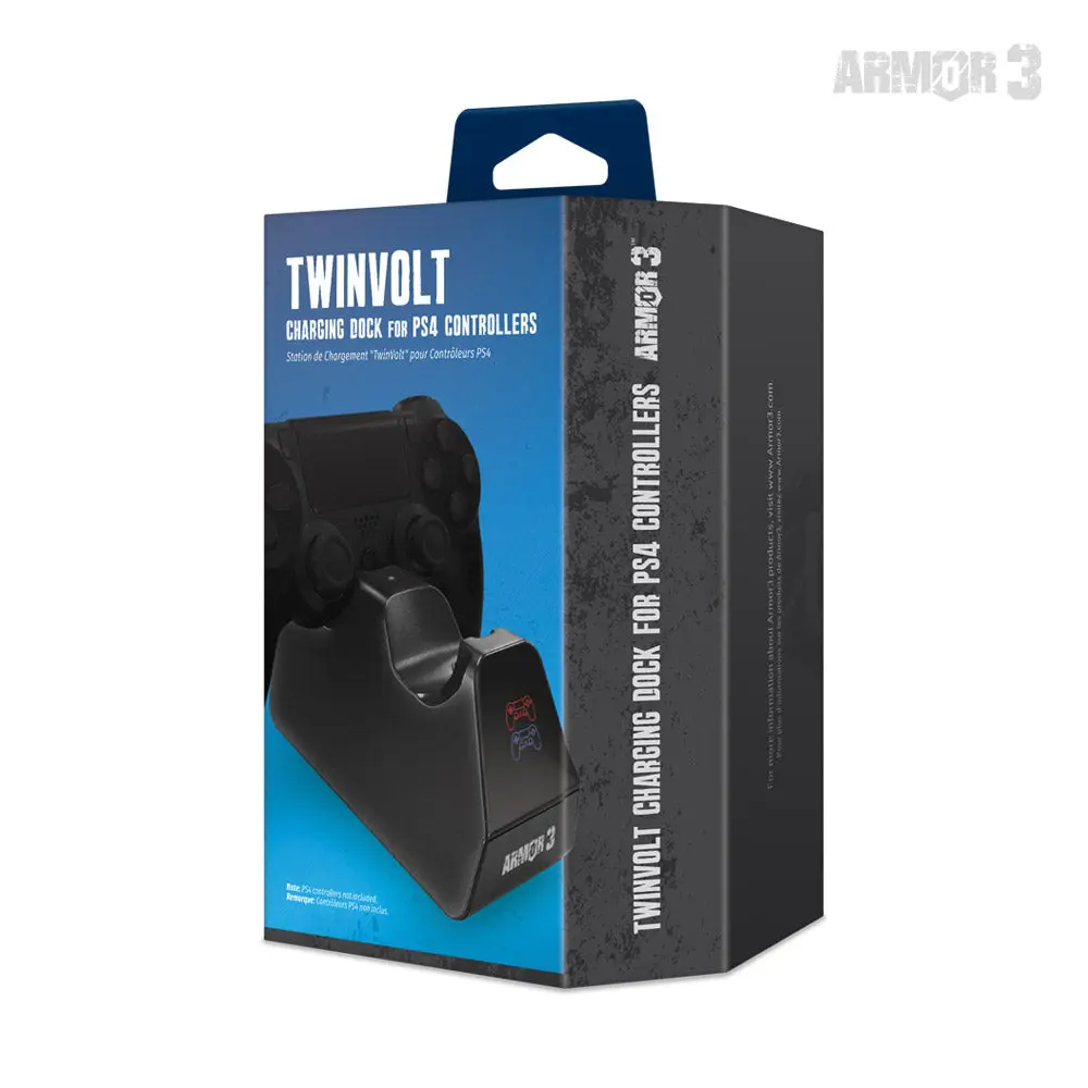 Armor3 "TwinVolt" Charging Dock for PS4 Controllers