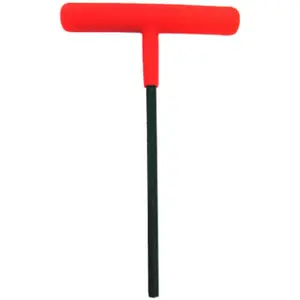 212 MAIN Eklind 61609 T-Handle Arm Power Hex Key, 6 in. Length, 0.14 in. Thickness, Heat-Treated