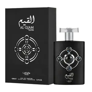 Lattafa Pride Al Qiam Silver EDP - 100mL (3.4 Oz) Grapefruit-Scented Aroma, Long-Lasting Fresh EDP Scents, Daily Wear Men's Perfume