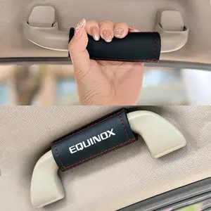 2pcs For Chevrolet Equinox PU Leather Car Interior Seat Cover Accessories, Car Handle Protection Cover Accessories