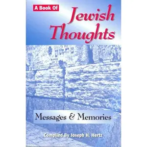 USED-A Book of Jewish Thoughts by Joseph H. Hertz (Paperback)