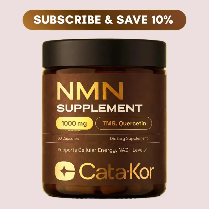 Natural NMN Dietary Supplement - 1000 mg Complex withQuercetin, TMG, Resveratrol - Supports Cellular Energy,NAD+ Levels - Natural Vitamin Health & WellinessSupplement