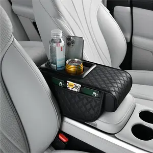 Car Center Console Storage Box, Multifunctional Car Center Console Armrest Pad, Car Interior Accessories for Stowing & Tidying, Car Console Organizer, Car Essentials