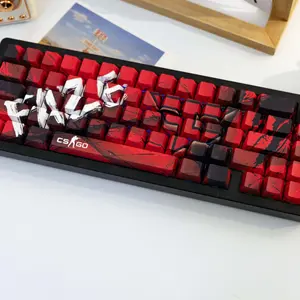137 Key Shooting Keyboard Capsules, Pbt Material, Semi-Transparent Design, Compatible with Mx Axes, Fits Models 61/64/68/87/96/104/108, Round Pbt Keycaps