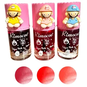 Liquid Lip Blush & Cheek Tint, 3-pc Set!  Lip Stain Long Lasting Waterproof, Lightweight, Non-sticky, Transfer-Proof Lip Gloss, Matte Finish Korean Makeup Cosmetics