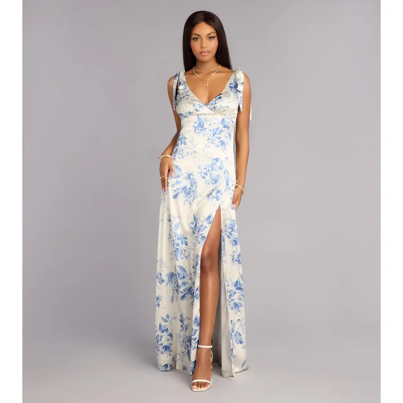 Flora linen dress - TikTok Shop