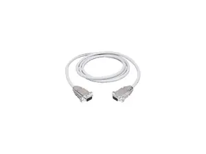 Black Box EYN257T-0006-FF RS232 Shielded Null Modem Cable - Metal Hood, DB9 Female/Female, Gray, 6 ft.