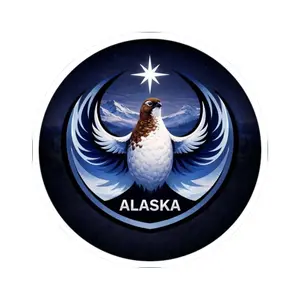 Rebel Alliance Bird Logo Sticker - Alaska