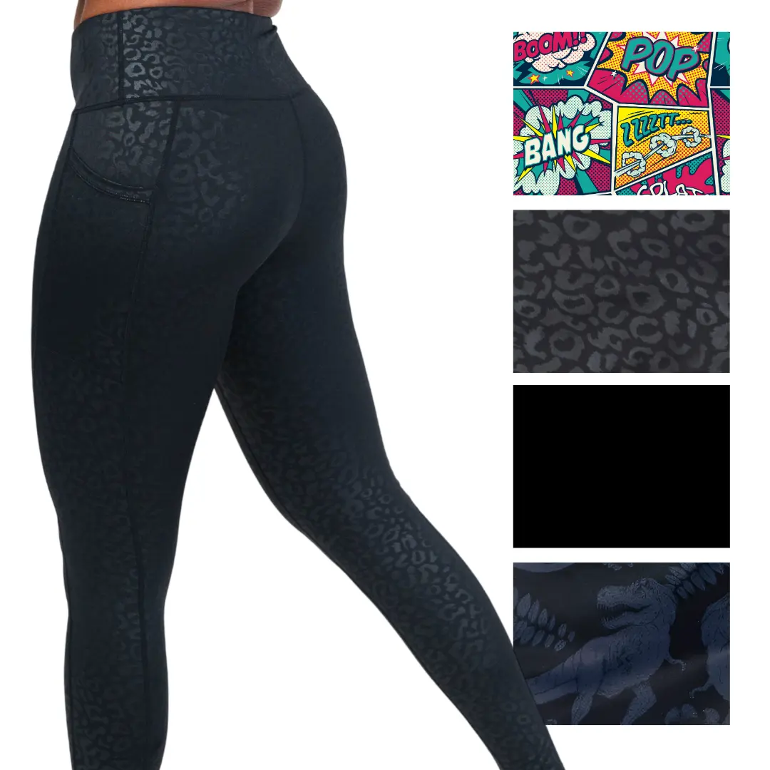 CVG Squats Approved™ Fitted Women's High-Waist Leggings, Gym Workout Activewear Sportswear