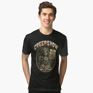 BLACKLYLY Creepshow 1982 Halloween Horror Spooky T-Shirt - Unisex Cotton Tee Shirt Top