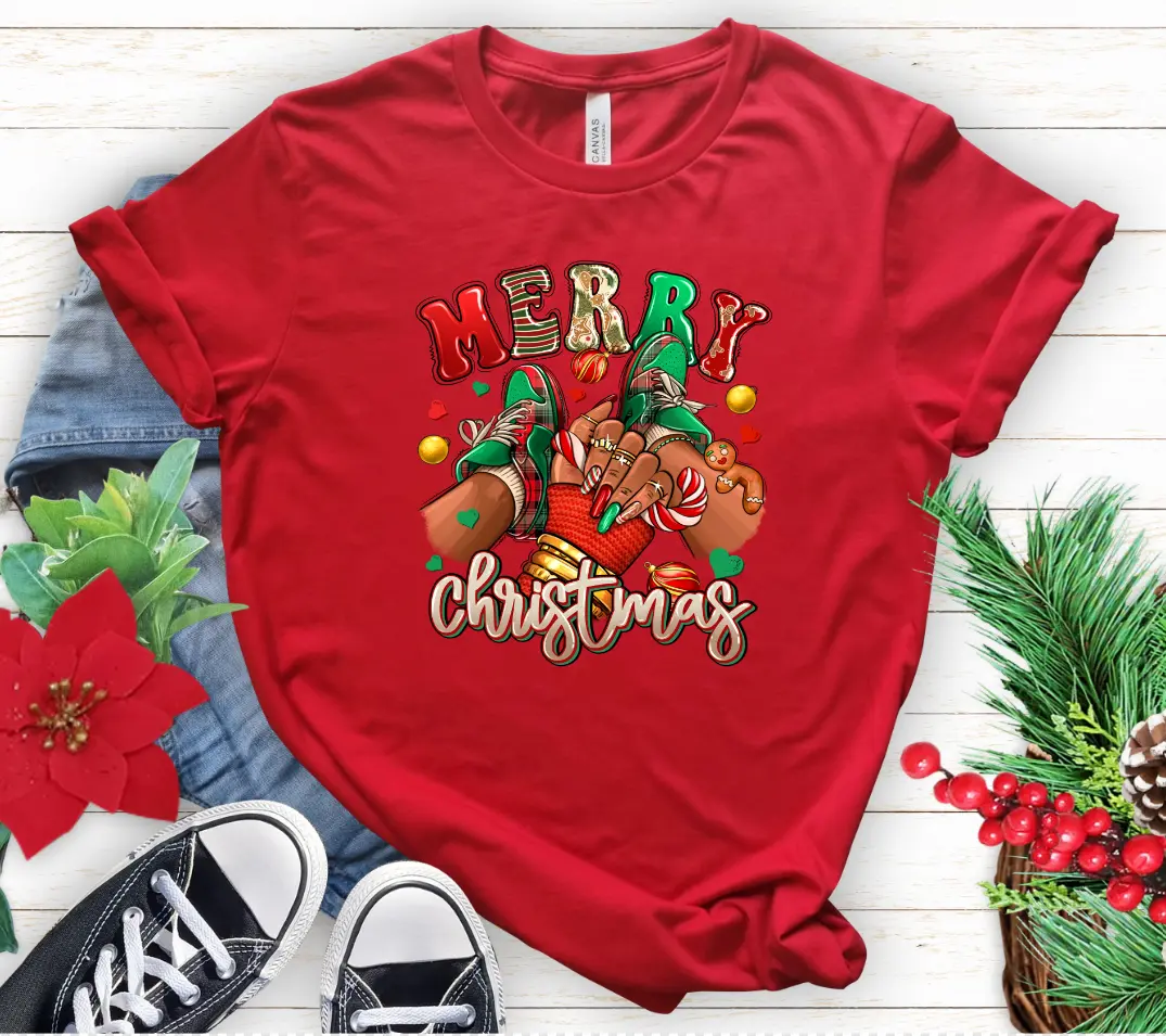 Merry Christmas  DTF Transfer, Heat Transfers