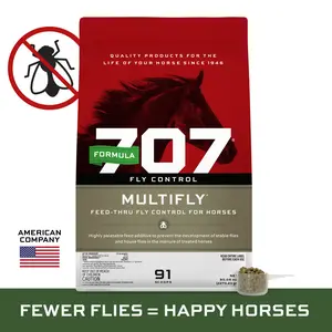 MultiFly Feed-Thru Fly Control Pellets for Horses - Palatable & Safe Fly Population Reduction