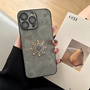 Trendy Stereo Cro Heart iPhone Case, Compatible with Apple iPhone 13 & 17promax Lens Film, Perfect Gift for Friends