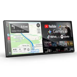 LAMTTO 11" AI Car Screen: Gemini+Offline GPS+Apps | Not Just CarPlay - Open Android 15 4GB+64G