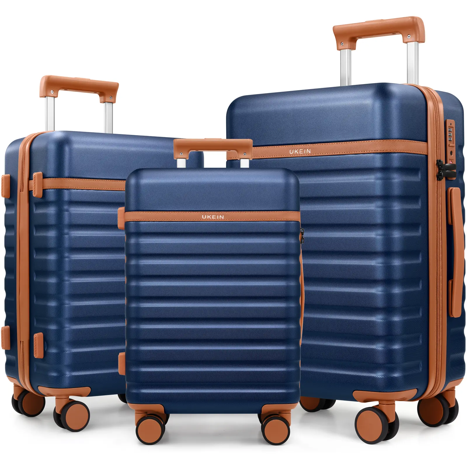 UKEIN Luggage Sets with TSA Locks - 1pcs/3pcs-20in/3pcs-20-24-28in/5pcs Suitcase Sets-Travel and Moving set(Famliy Set) Luggagesets carry luggage