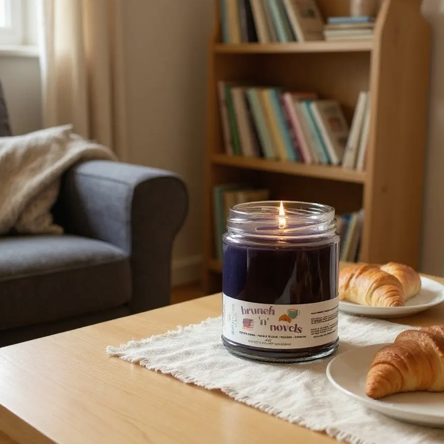 Brunch 'n' Novels - Soy Wax Candle
