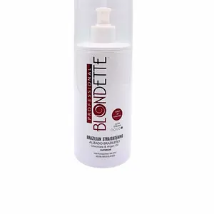 Blondette Black Chocolate & Argan Oil Keratin Smoothing Treatment 16 oz Personal Size for Deep Hydration & Frizz Control