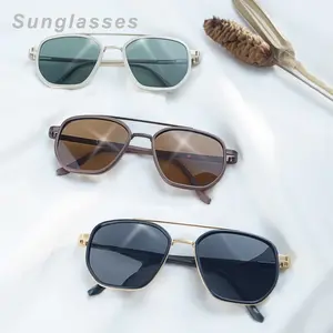 Sunglasses for Women Polarized, Sun Glasses Vintage Style Trendy Round UV400 Protection Lens