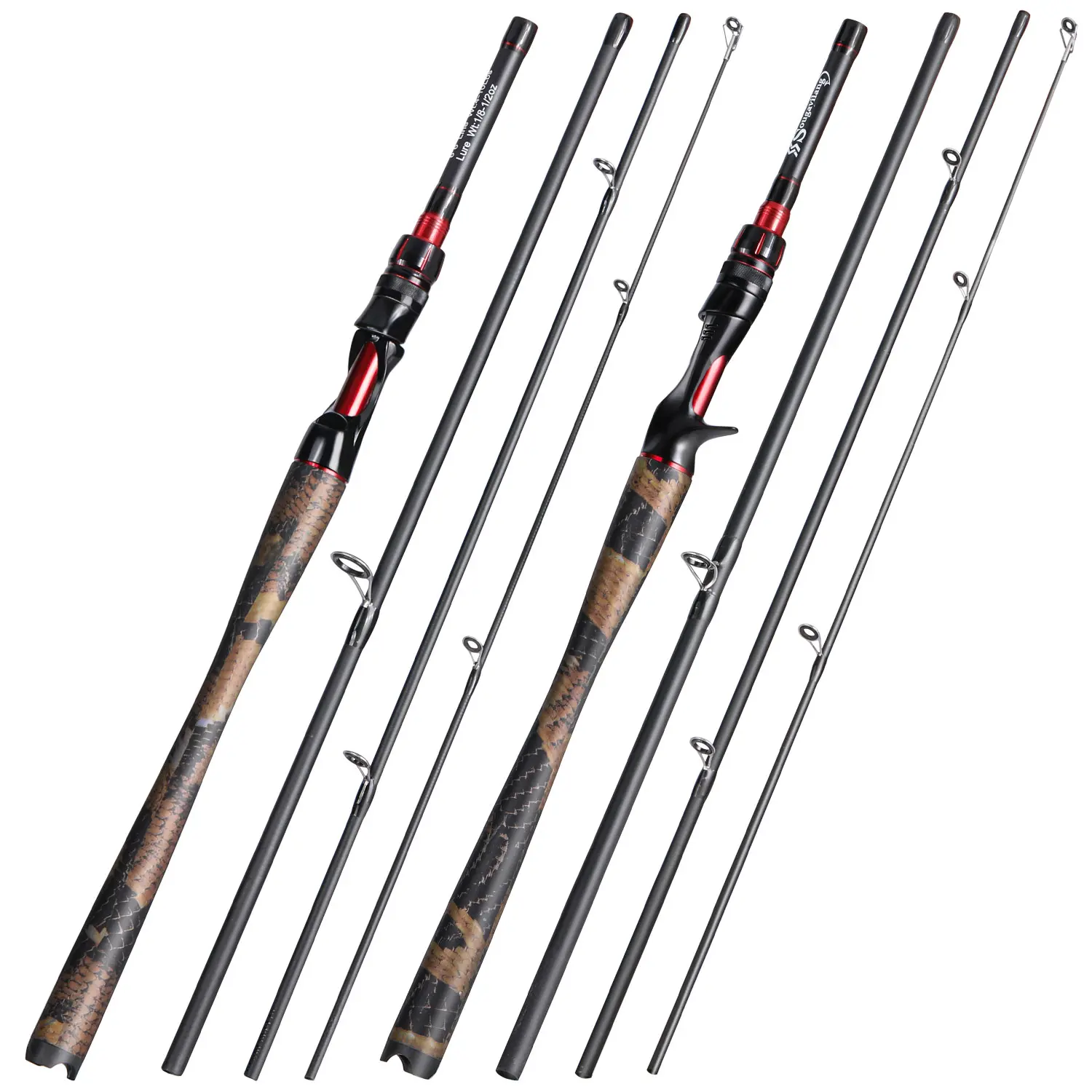 Sougayilang Ultra-Lightweight Carbon Fiber Fishing Rod - Durable, Portable, and Easy to Assemble for Pike and Carp Fishing