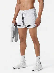 ASRV Men's 2026 Summer Outdoor Athletic Sports Shorts, American Style Youth Straight-Leg Quick-Dry Drawstring Shorts for Squatting & Running