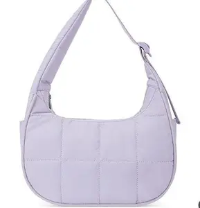Fashion women's small down bag shoulder bag nylon shoulder bag wallet and handbag with adjustable shoulder strap