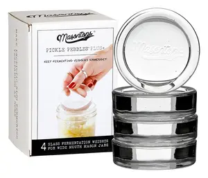 Pickle Pebble Fermentation Weight-Wide Mouth-single