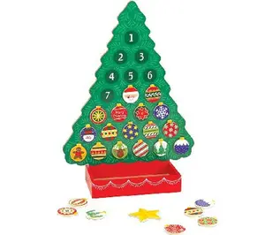 Melissa & Doug Countdown to Christmas Wooden Advent Calendar