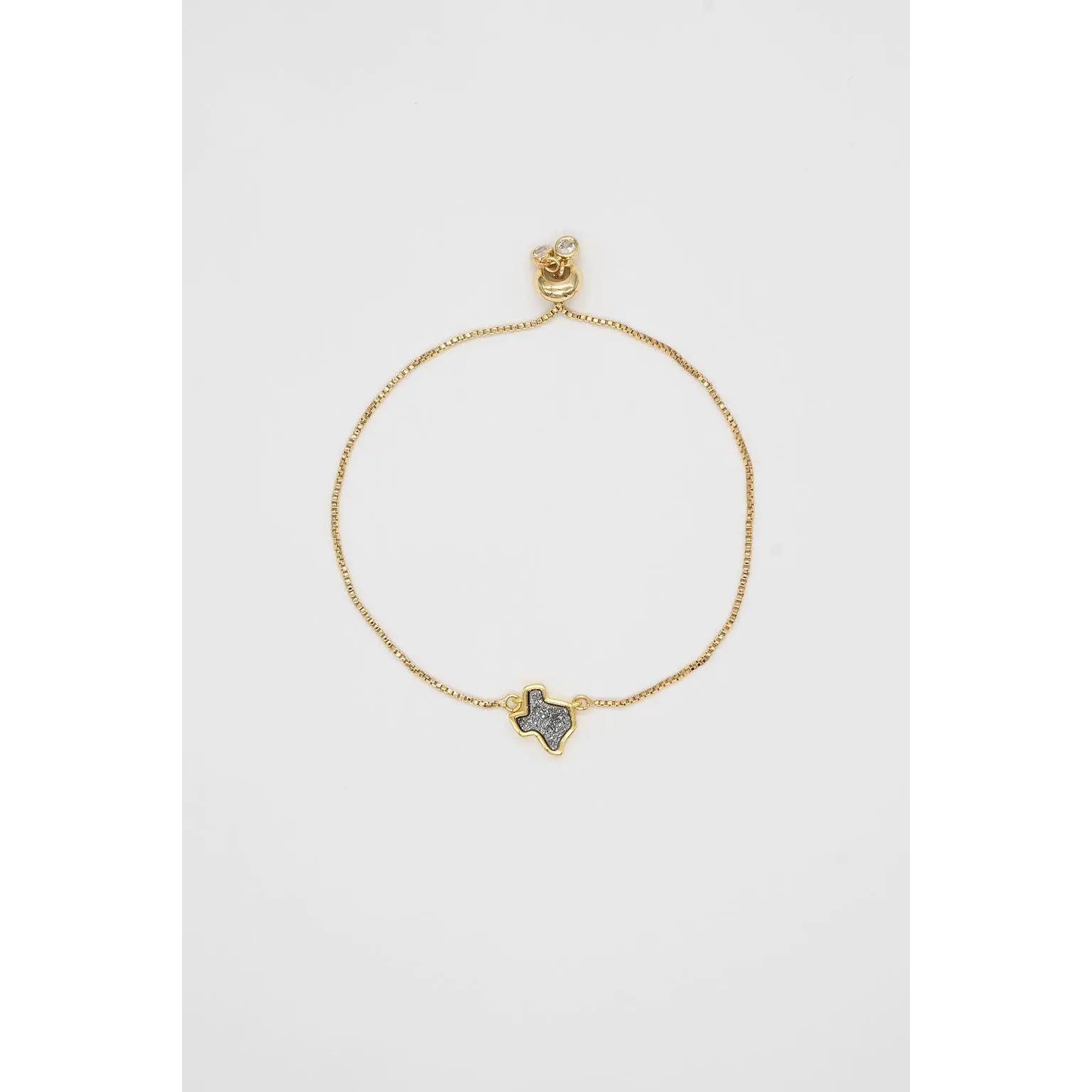 Texas Druzy Bracelet in Silver