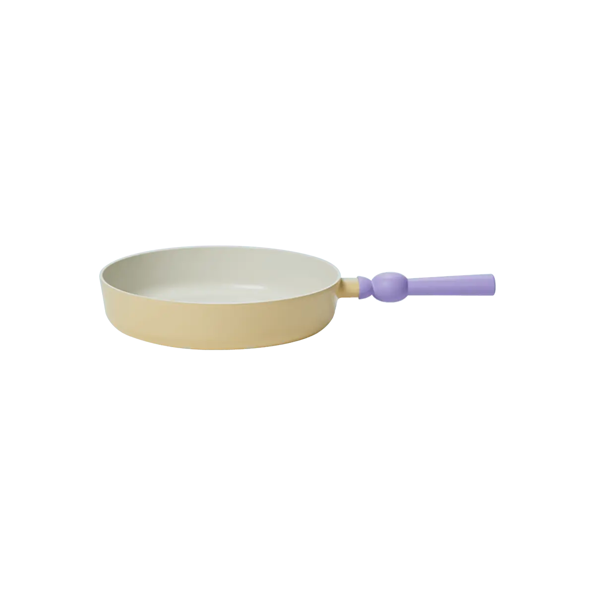 NEOFLAM BETTER FINGER Cast Aluminum Frypan Yellow 10"