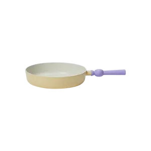 NEOFLAM BETTER FINGER Cast Aluminum Frypan Yellow 10"