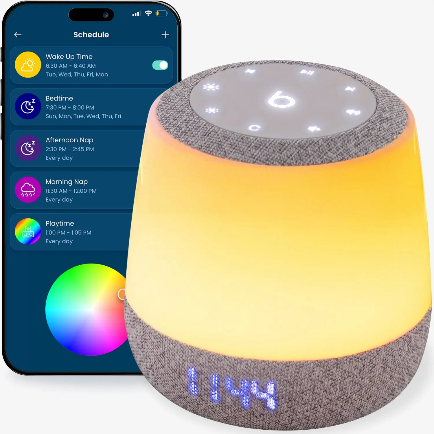 Babysense Dreamer 2.0: Baby Sleep Night Light & Sound Machine with White Noise