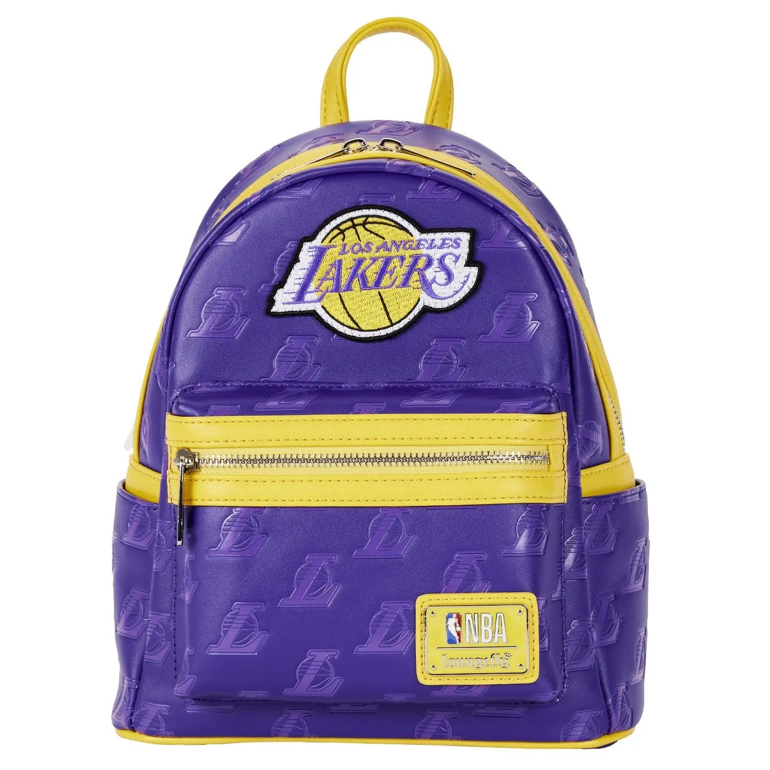 Loungefly NBA LA Lakers Debossed Logo Mini Backpack