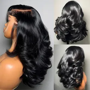 Mscoco Hair 13x6 C-Part Side Loose Body Wave Layer Cut Wig With Natural Baby Hair Pre-Plucked Pre-Cut Natural Hairline 6x5 Lace Glueless Wig Natural And Comfortable #outdoorfun #TikTokshopCyberMonday #TiktokShopBlackFriday #christmassale2025
